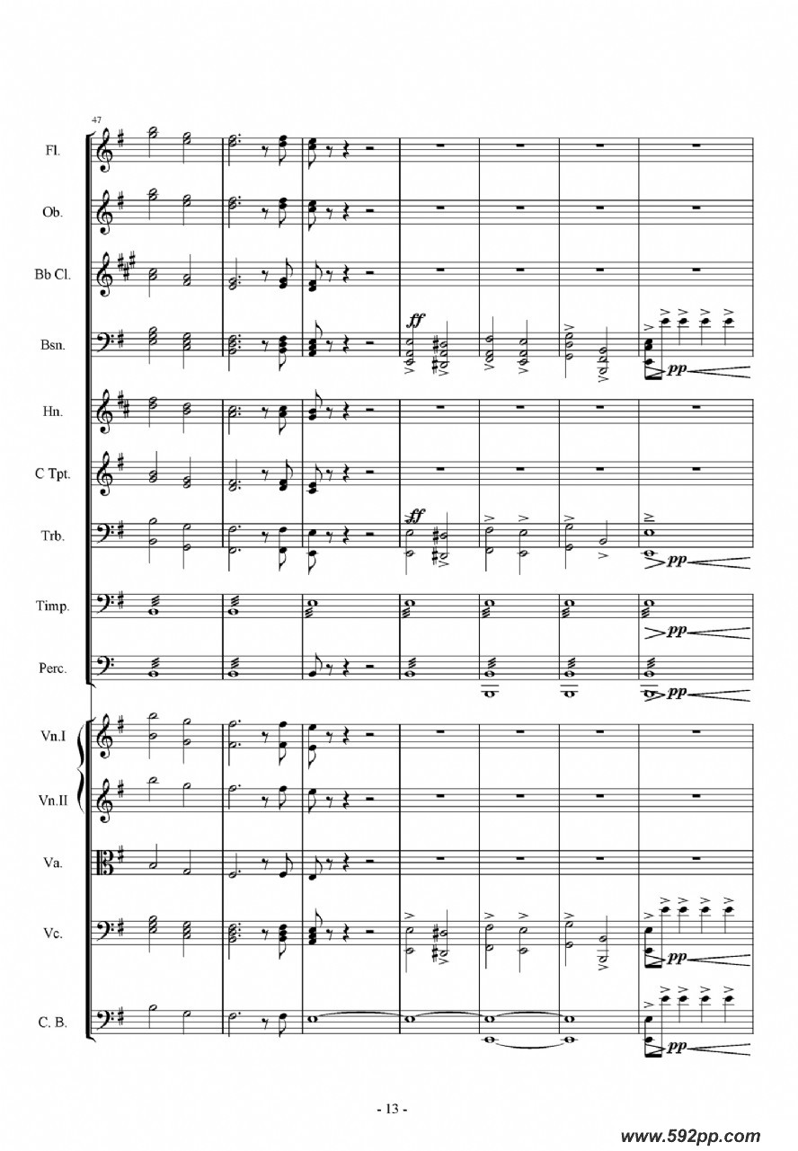 歌曲第一交响曲——愤怒的小鸟的简谱歌谱下载