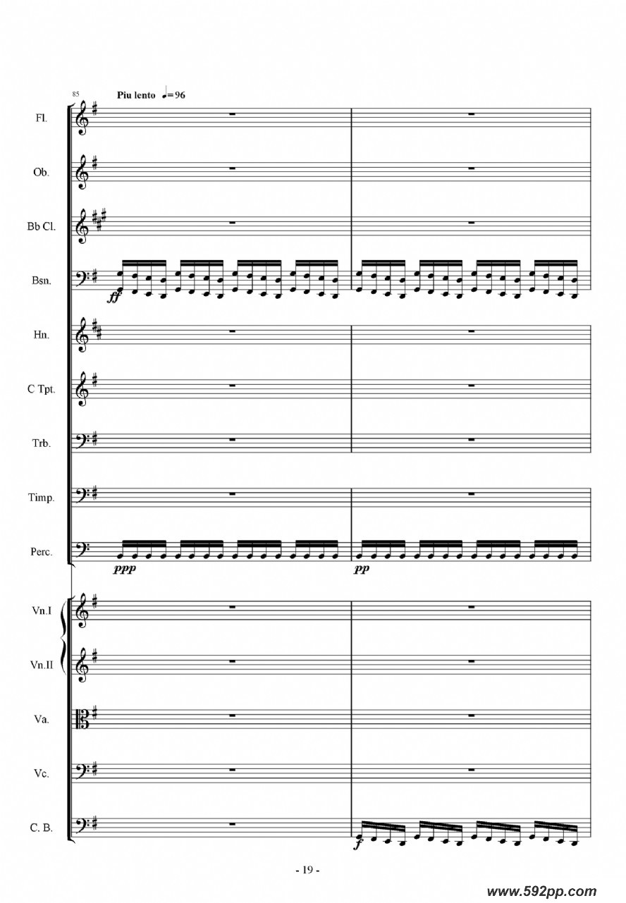 歌曲第一交响曲——愤怒的小鸟的简谱歌谱下载