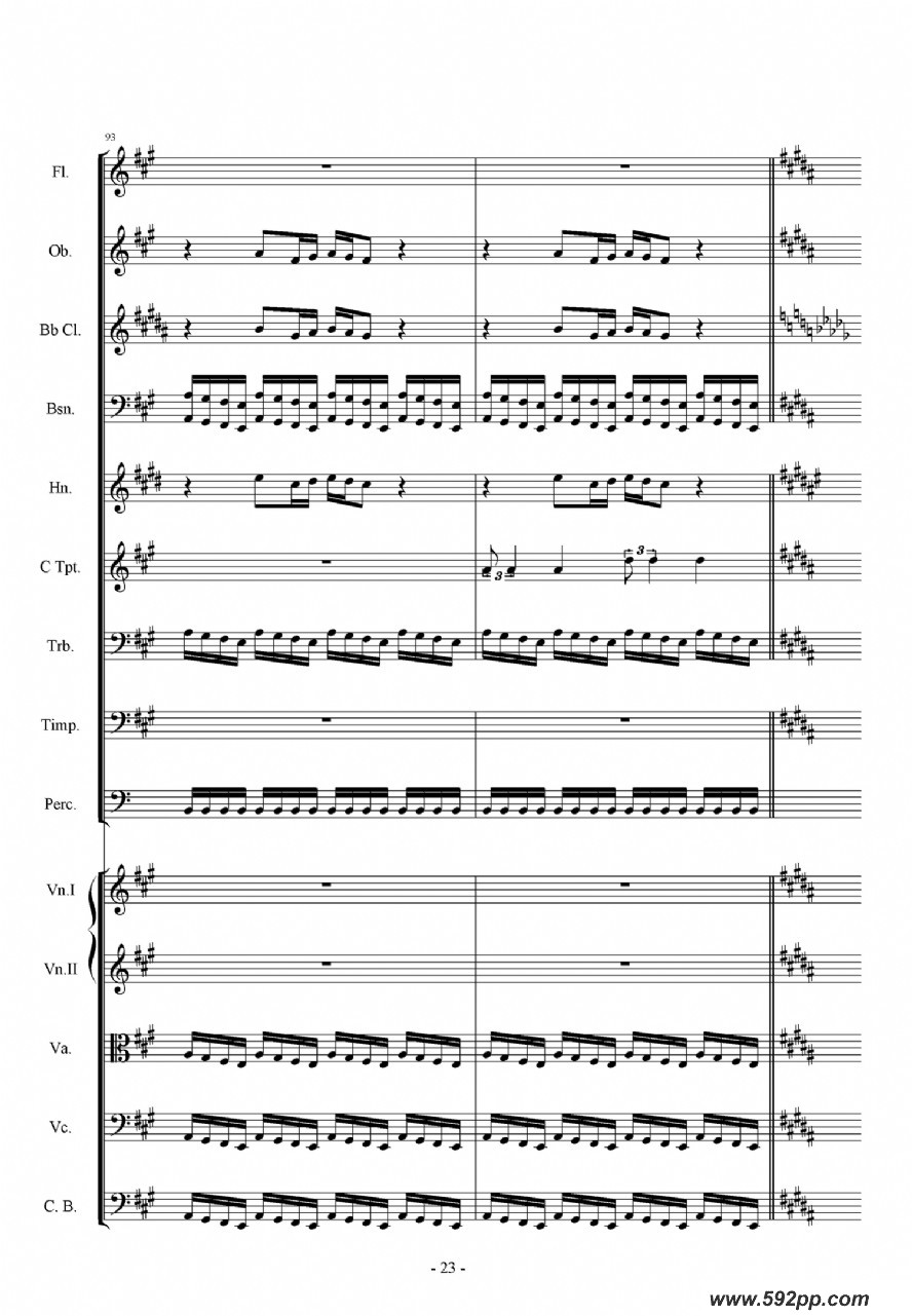 歌曲第一交响曲——愤怒的小鸟的简谱歌谱下载