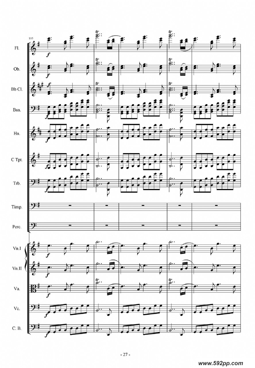 歌曲第一交响曲——愤怒的小鸟的简谱歌谱下载