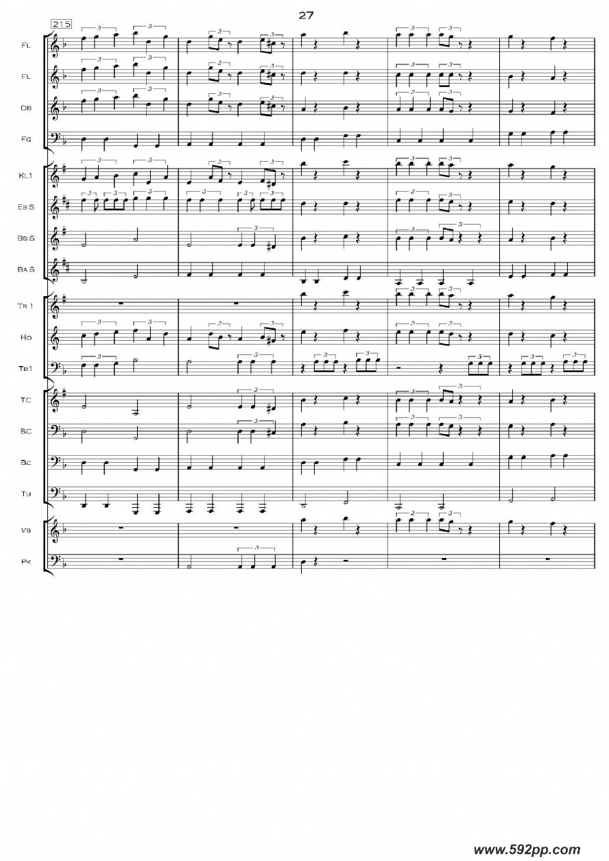 歌曲加勒比海盗交响组曲的简谱歌谱下载