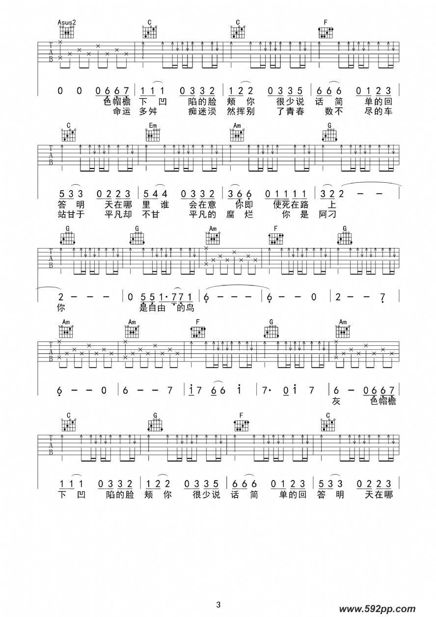 歌曲阿刁的简谱歌谱下载