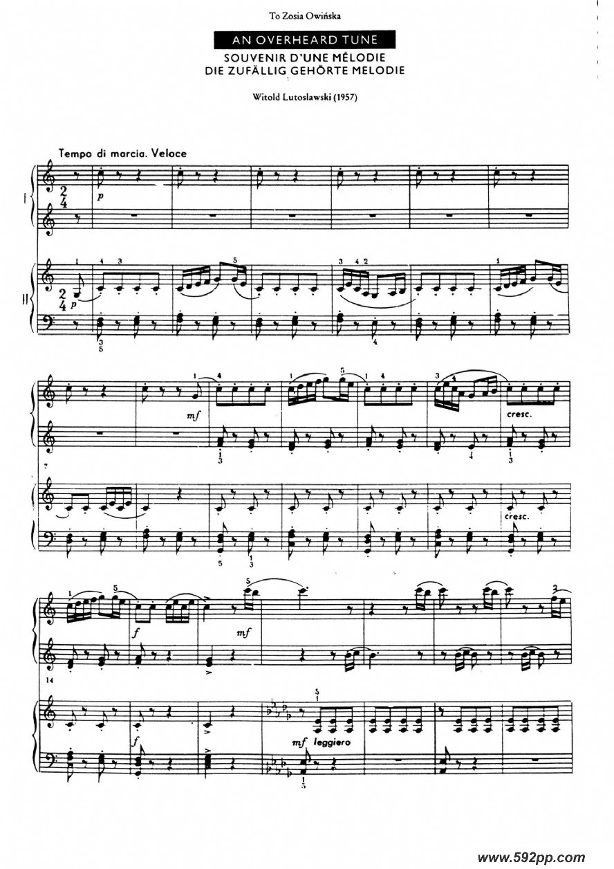 an overheard tune - 4 handsļ׸