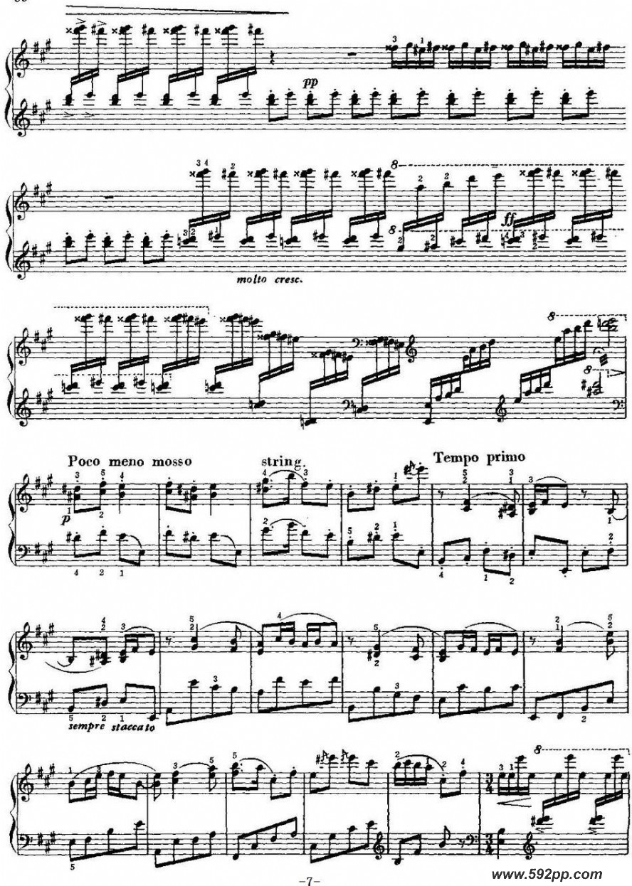 歌曲中国钢琴名曲30首:百鸟朝凤的简谱歌谱下载