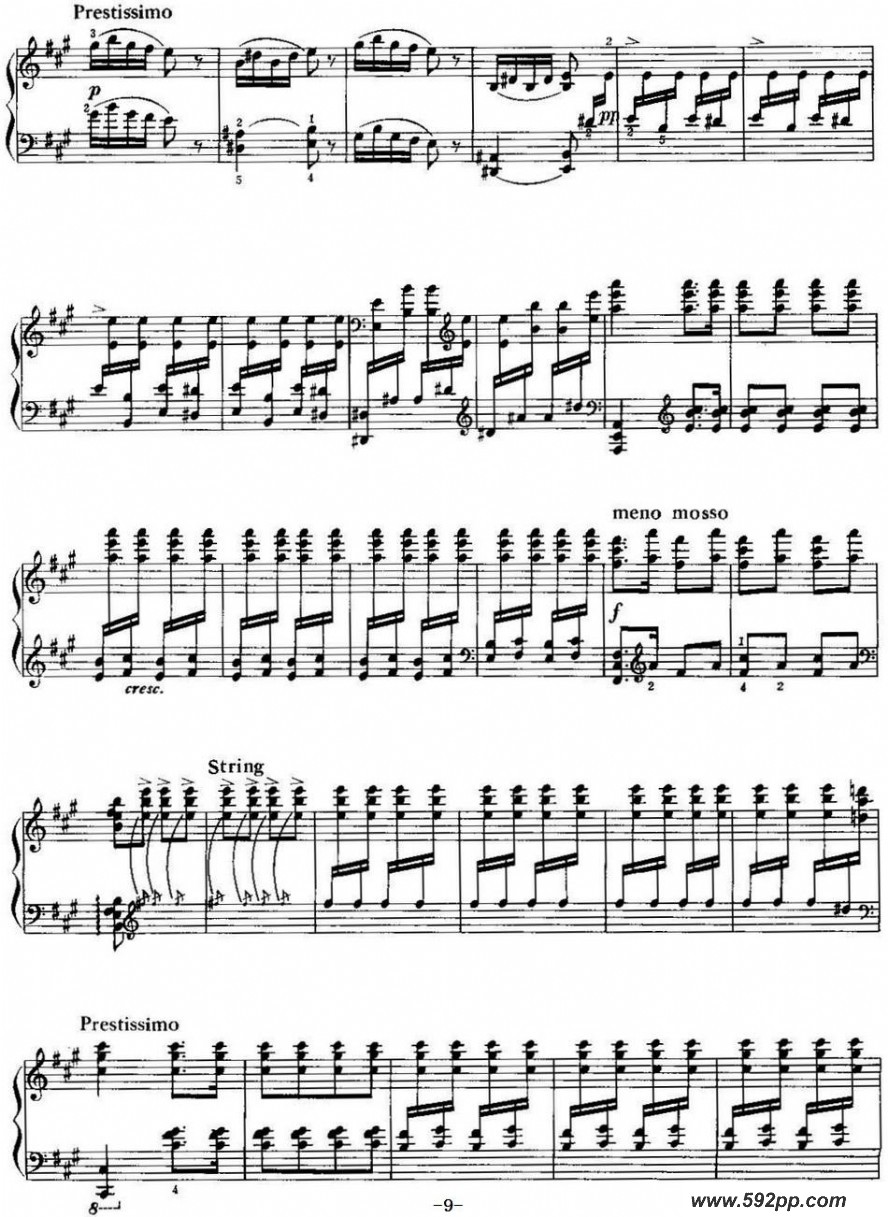 歌曲中国钢琴名曲30首:百鸟朝凤的简谱歌谱下载