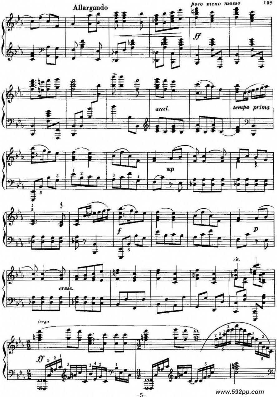 歌曲中国钢琴名曲30首:山丹丹开花红艳艳的简谱歌谱下载