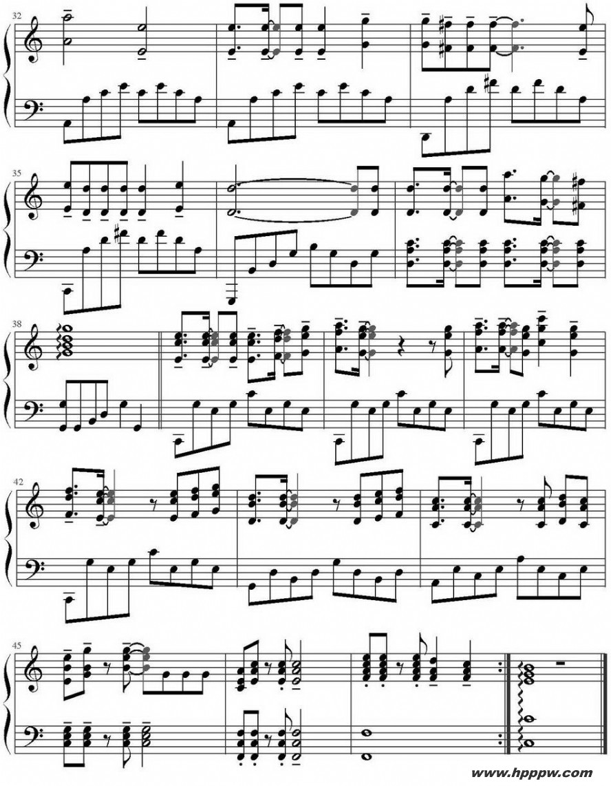 歌曲阿根廷,你别哭泣的简谱歌谱下载