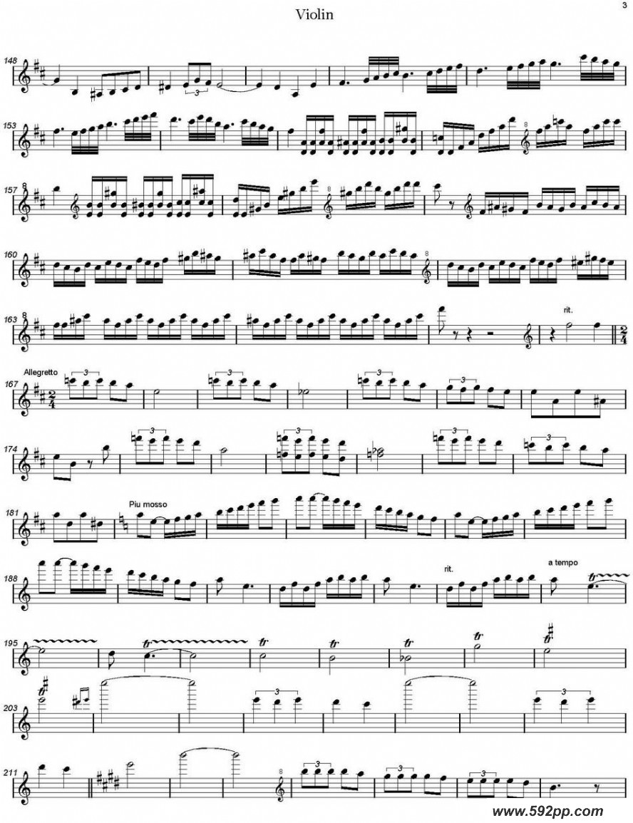 歌曲havanaise op.83的简谱歌谱下载