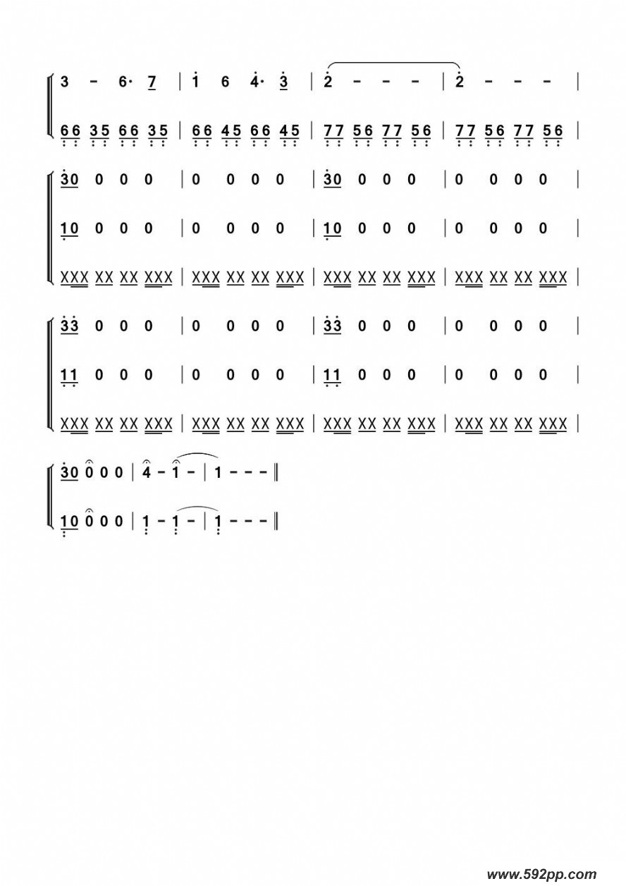 歌曲《西游记》片头曲的简谱歌谱下载