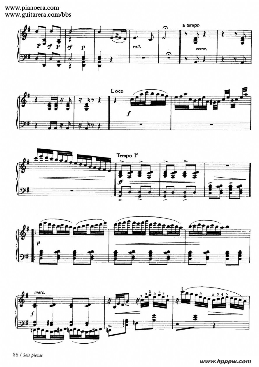 six pieces on spanish folksongs h.125ļ׸