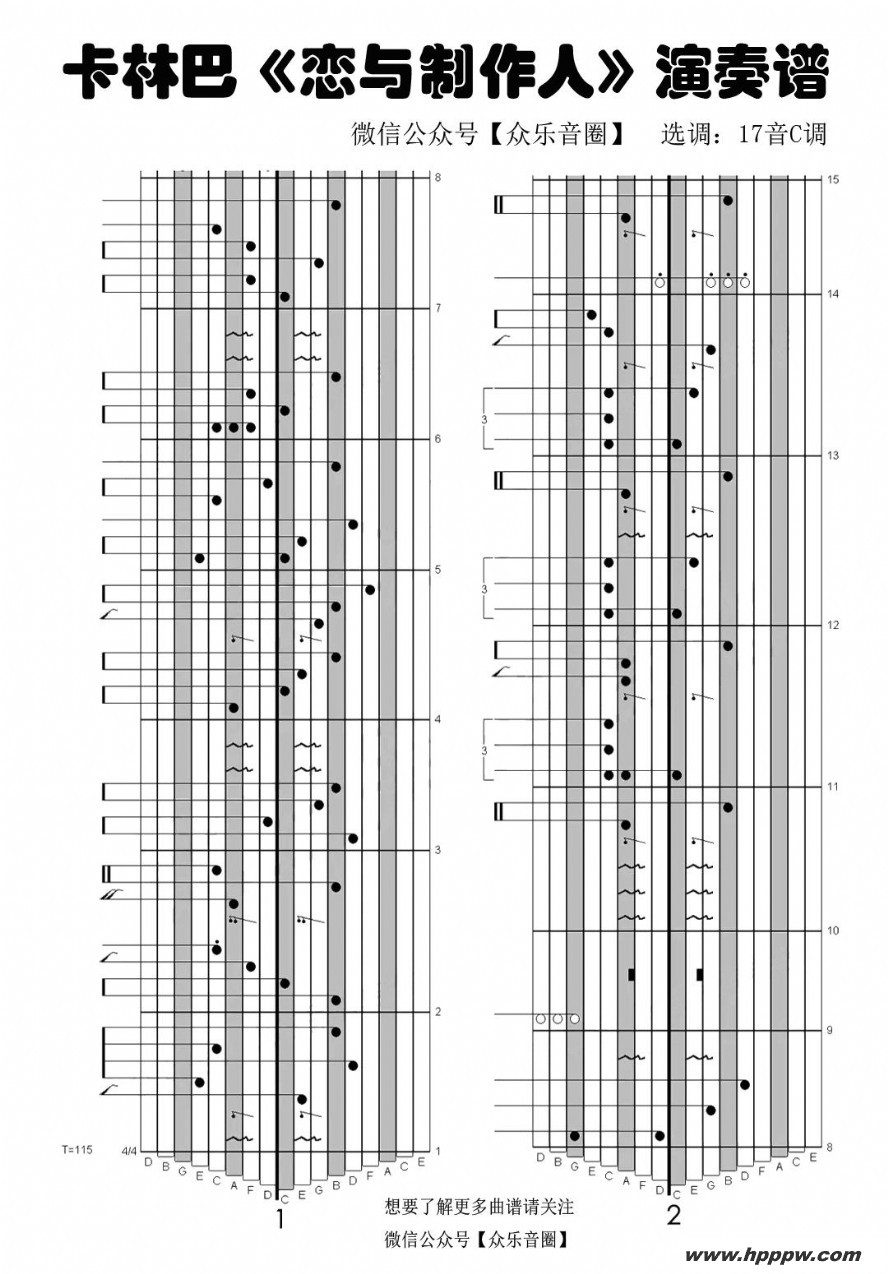 歌曲恋与制作人的简谱歌谱下载