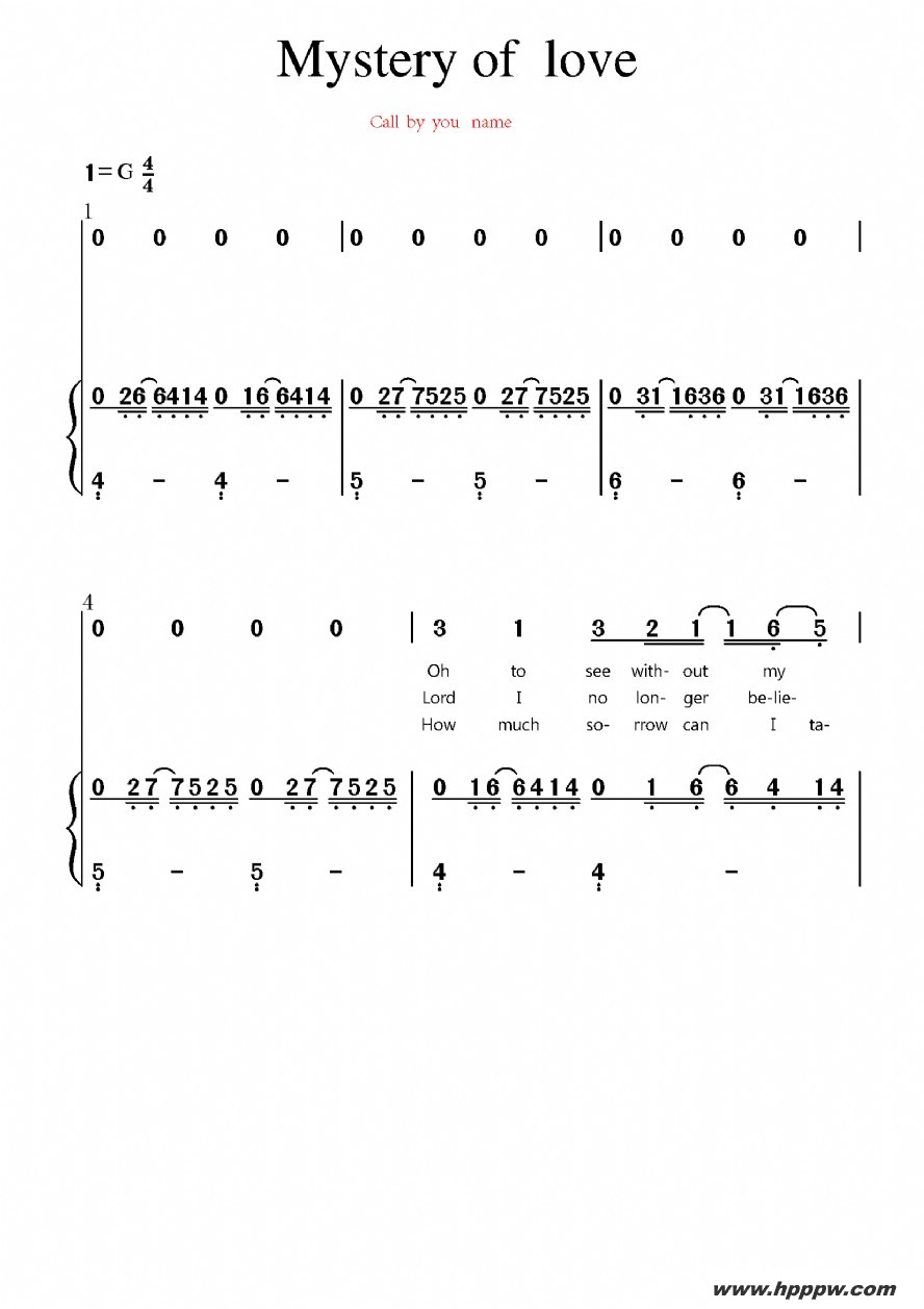 mystery of lovecall me by your nameļ׸