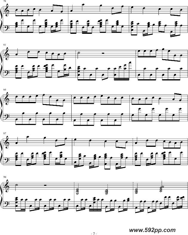 歌曲红日 的简谱歌谱下载