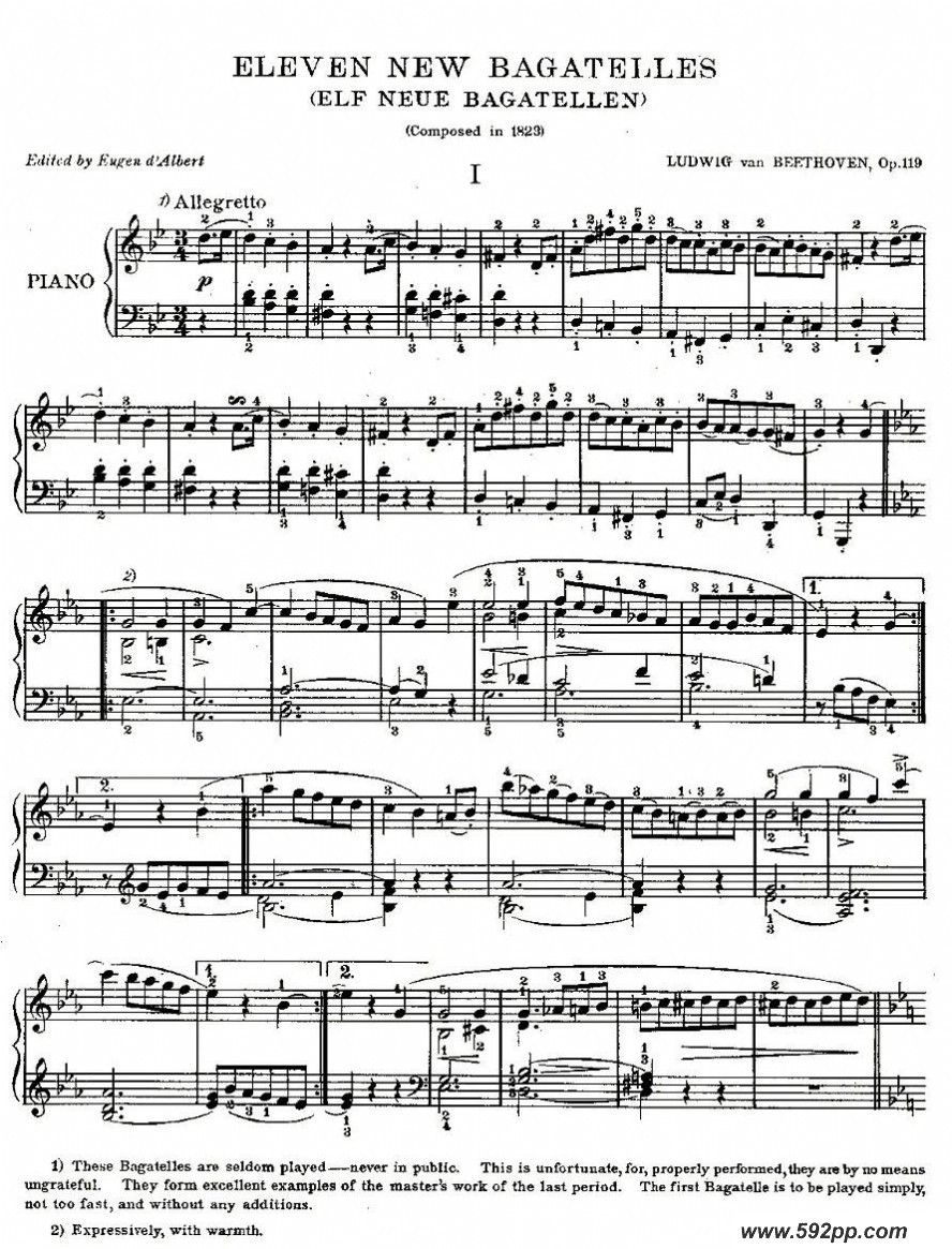 ҸСƷOp.119 ֮һļ׸