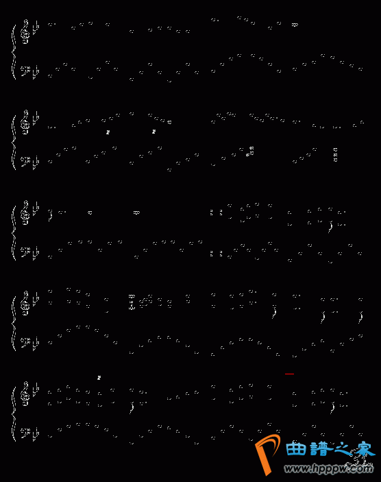 城里的月光(钢琴谱)3